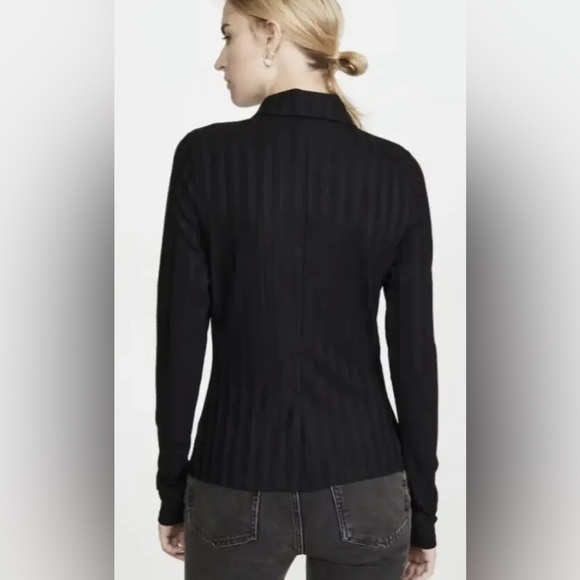 Reformation ribbed button-down shirt - Picture 3 of 6